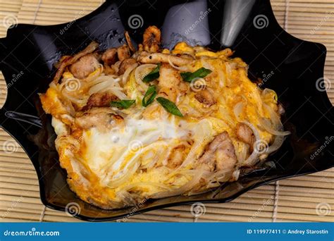 Delicious plate of donburi stock image. Image of delicious - 119977411
