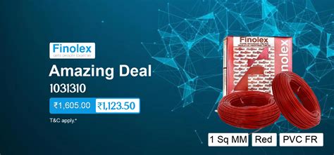 Buy 1 Sq Mm Wire Online at Lowest Price in India