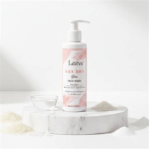 Leevs AHA BHA Glow Face Wash - 100ml – leevs