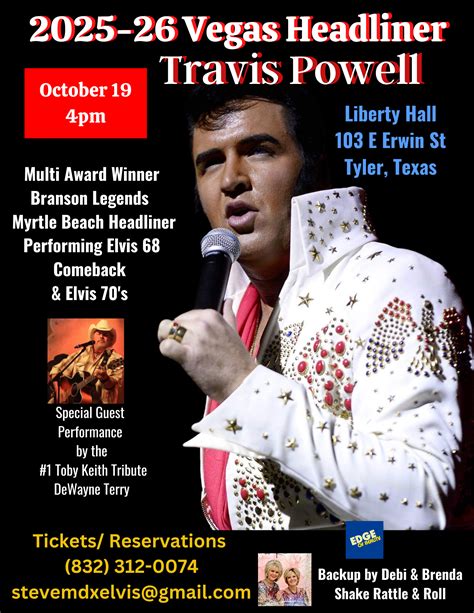 Travis Powell talks about being a world-class Elvis Tribute artist
