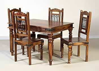Shree Jeen Mata Enterprises Solid Sheesham Wood Four Seater Dining Set ...