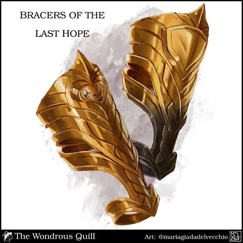 [D&D 5e | Magic Item] Bracers of the Last Hope | Dungeons and dragons ...
