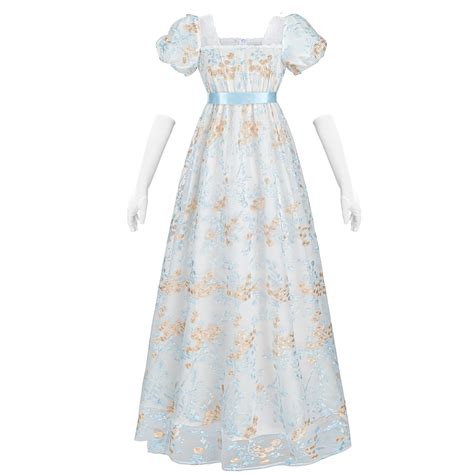 NSPSTT Golden Regency Dresses for Women Plus Size Victorian Ball Gown ...