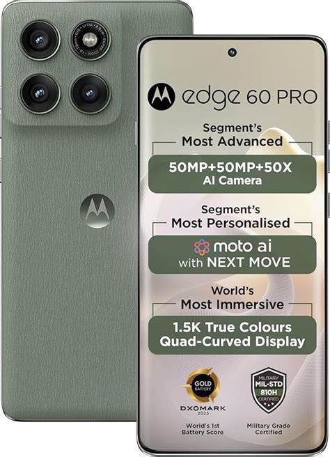 Motorola Edge 60 Pro Pantone Shadow, 12GB RAM, 256GB Storage, Grey ...