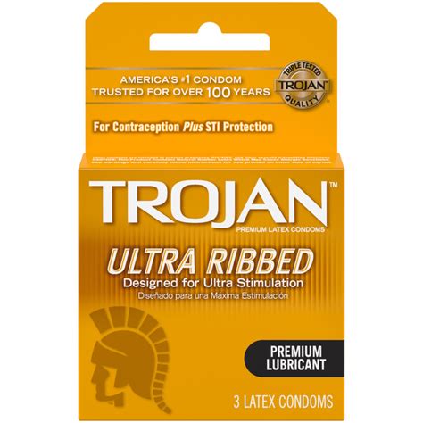Trojan Ecstasy Ultra Ribbed Condoms - Shop JetFast™