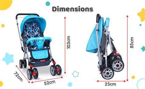 Buy 1st Step Yoyo Baby Stroller with 5 Point Safety Harness and ...