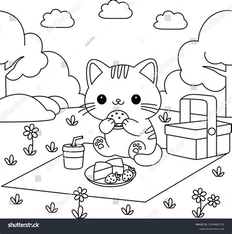 Kawaii Cat Coloring Pages Cute Cat Coloring Pages For Kids Kidpid