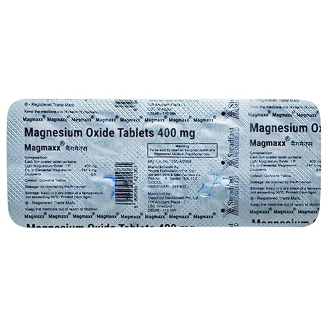 Magmaxx Tablet 10's Price, Uses, Side Effects, Composition - Apollo ...