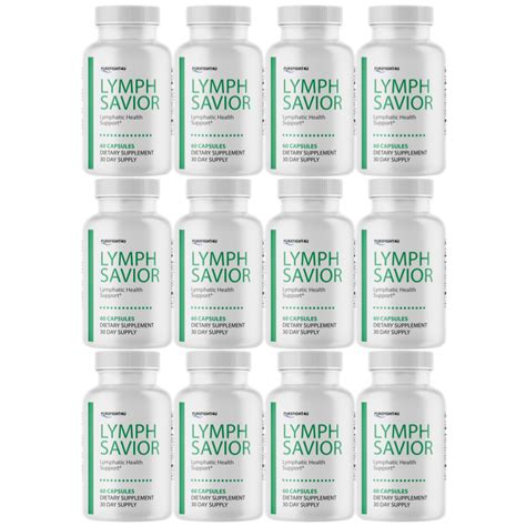 Lymph Savior Supplement Capsules for Lymphatic Health Support - 12 Bot ...