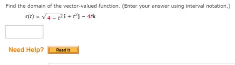 Image result for Vector Valued Function Domain Calculator