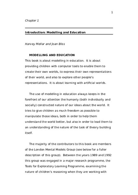 Introduction to Modelling 的图像结果