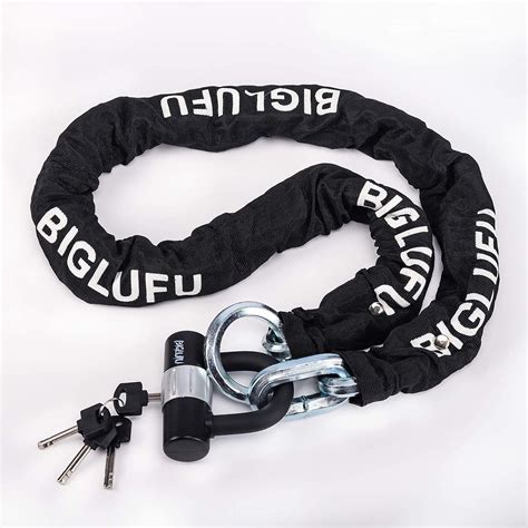 BIGLUFU Motorcycle Chain Locks, Heavy Duty Security India | Ubuy