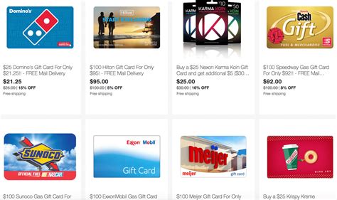 [Expired] eBay: Save on Gift Cards from Hilton, Exxon, Speedway, Sunoco ...