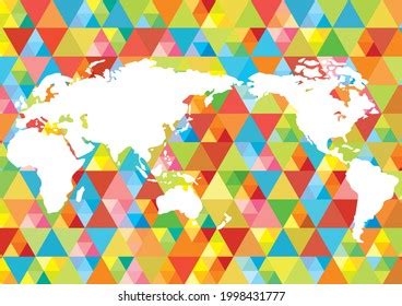 Colorful World Map Vector 的图像结果