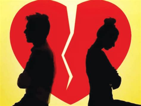 What is the difference between a break-up in love and a divorce?