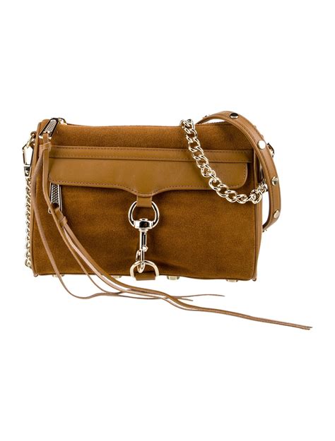 Rebecca Minkoff Suede Crossbody Bag - Brown Crossbody Bags, Handbags ...
