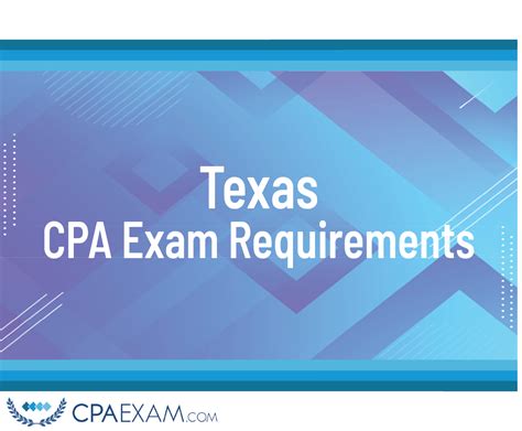 Texas CPA Requirements | CPAexam.com