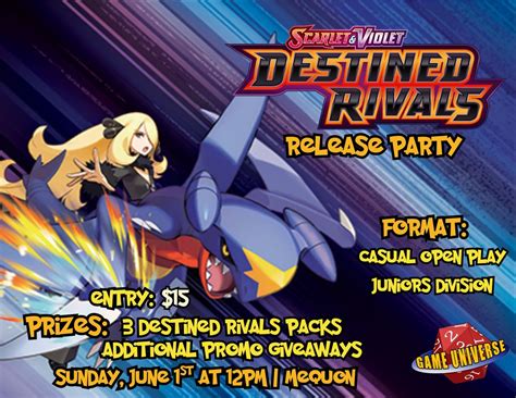 Pokemon Destined Rivals Release Party (Juniors Division), 10954 N Port ...