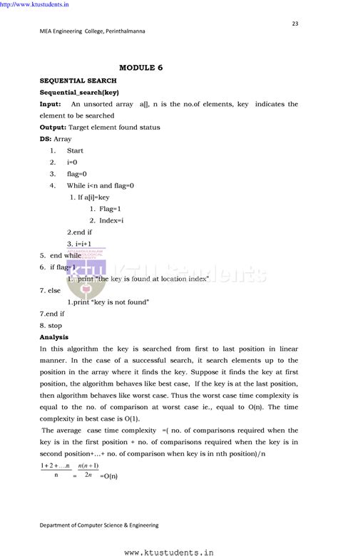 Data Structure module-6 - 23 MEA Engineering College, Perinthalmanna ...
