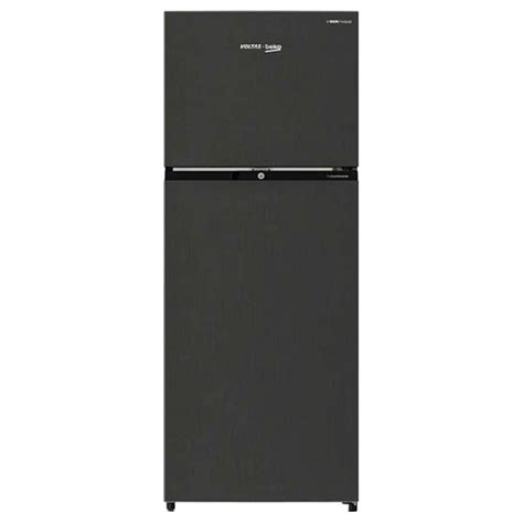 Buy Voltas Beko 275 Litre 2 Star Double Door Refrigerator, Wooden Black ...