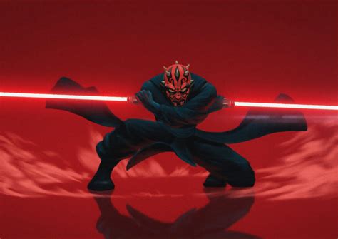 Download Lightsaber Darth Maul Sci Fi Star Wars 4k Ultra HD Wallpaper ...