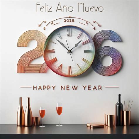 Tarjetas de felicitación Feliz año nuevo 2026 - Textos originales ...
