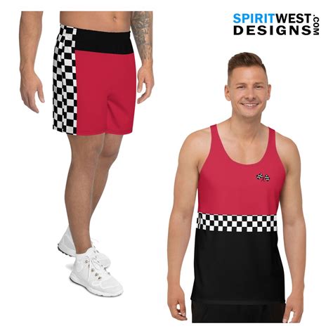Men's Pit Crew Costume | Race Car Driver Costume Cosplay MMA Rashguard ...