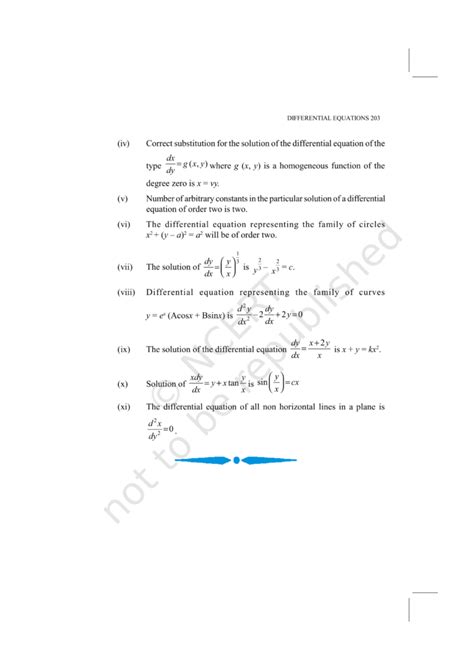 NCERT Exemplar Class 12 Maths Chapter 9 - Differential Equations