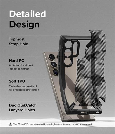 Samsung Galaxy S24 Ultra Back Cover Case | Fusion X - Camo Black