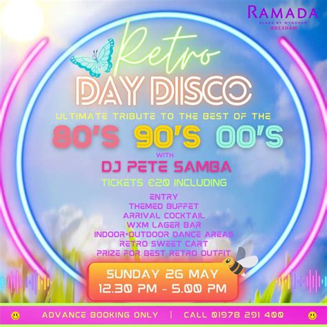 Retro Day Disco - Ultimate tribute to the 80s, 90s & 00s, Ramada Plaza ...