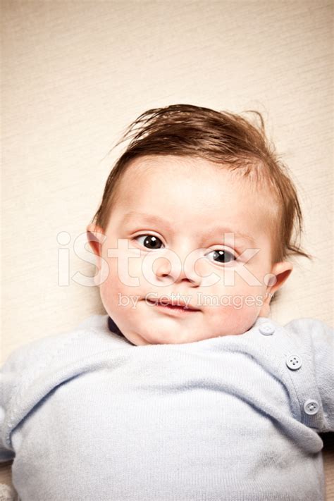 4 个月婴儿男孩肖像 库存照片 | FreeImages
