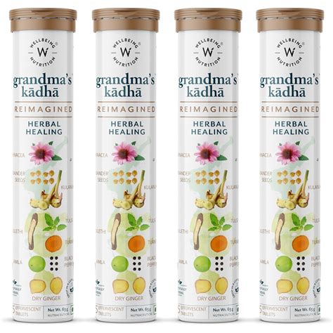 Buy Wellbeing Nutrition Grandma's Kadha -Ayurvedic Natural Immunity ...