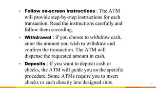 Image result for Instructions Using ATM Saving Bank