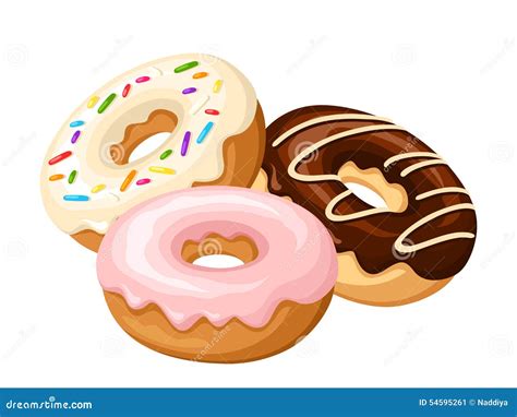 Line Of Donuts Clip Art