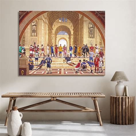 Pantheon of Football: Iconic Players Canvas Wall Art – Aesthesy