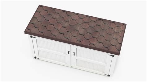 3D Large Horizontal Garden Storage Shed | 3D Molier International