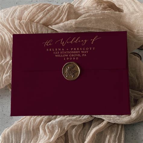 Wedding Invitation Envelopes