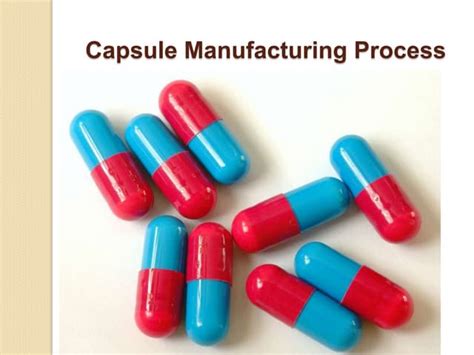 Capsule Shell Manufacturing Process 的图像结果