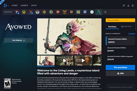 Avowed Available for Pre-Order on Battle.Net - Wowhead News - order of battle