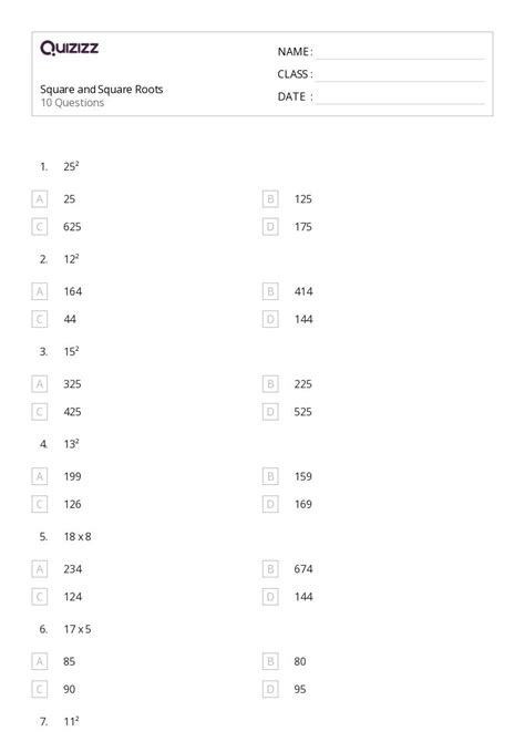 50+ Roots worksheets for 2nd Class on Quizizz | Free & Printable