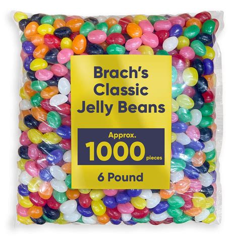 YGTX Brach's Classic Jelly Beans, 6-Pound Bulk Bag, Watermelon Fruit ...