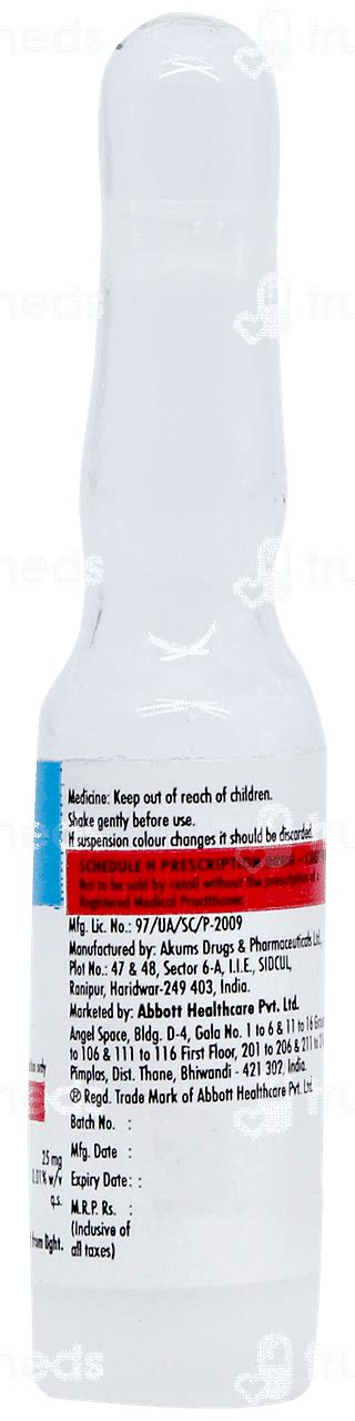 Aquaviron 25 MG Injection 1 ML | Order Aquaviron 25 MG Injection 1 ML ...