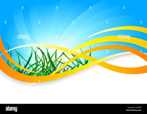 Vector spring background; clip-art Stock Photo - Alamy