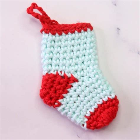 Image result for Crochet Mini Stocking Pattern
