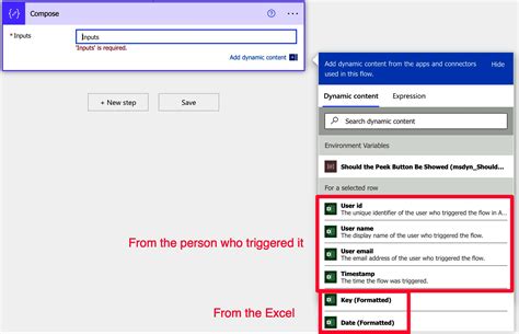 For a Selected Row Power Automate 的图像结果