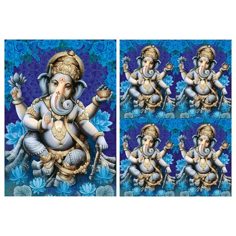 Filament Decoupage Paper A4 Size 2Sheets- Tribute To Ganesha – Itsy Bitsy