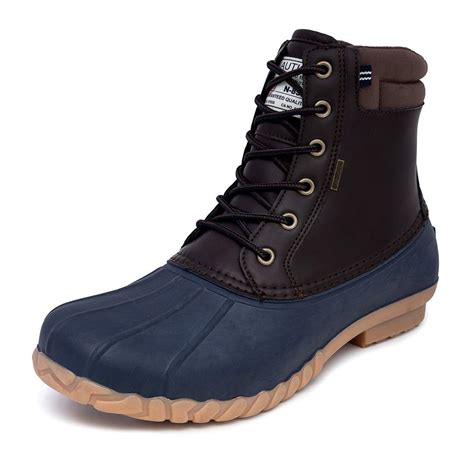 Nautica Mens Duck Boots - Waterproof Shell Insulated Snow & Rain Boot ...