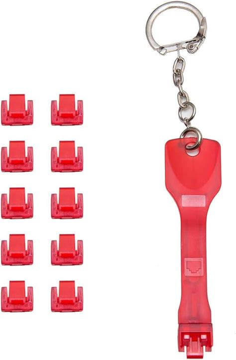 Buy Locking RJ45 Port Dust Blocker with Removal Keys Tool Online at ...