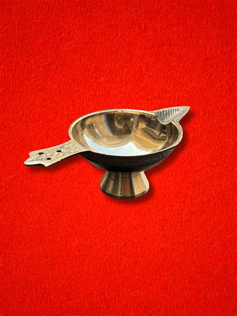 Pure Brass Lakshmi Deep Diya for Puja | Satya Sanatani