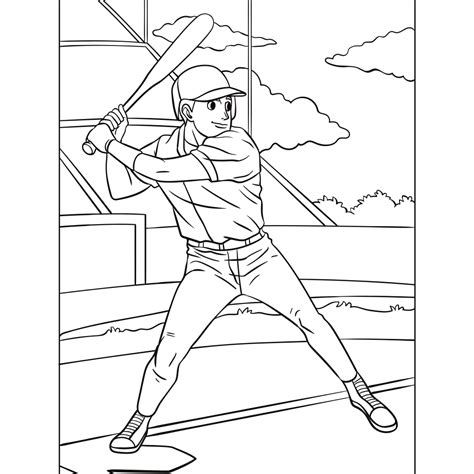 Baseball Drawing Pages 的图像结果
